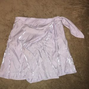 A Line Anne Klein purple tie skort skirt